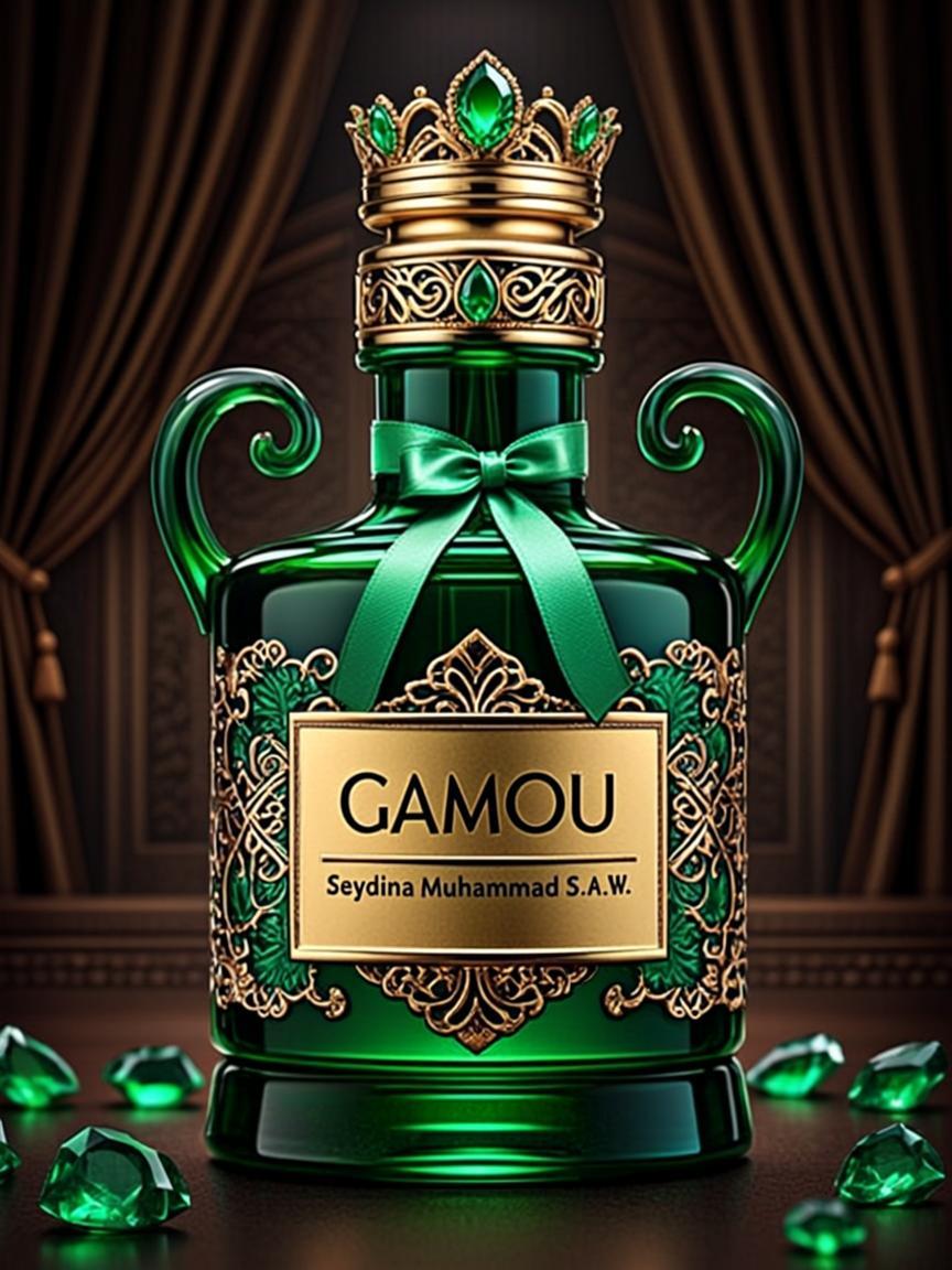 Amphore Émeraude à Couronne d’Or — GAMOU — Seydina Muhammad Ṣ.A.W.
