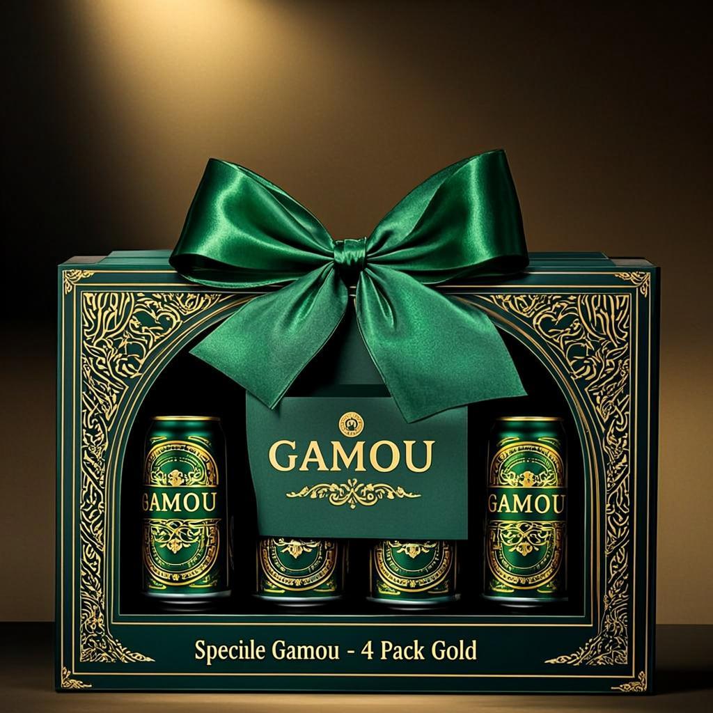 Mini Canettes Coffret 4 Pack Or — GAMOU — Seydina Muhammad Ṣ.A.W.