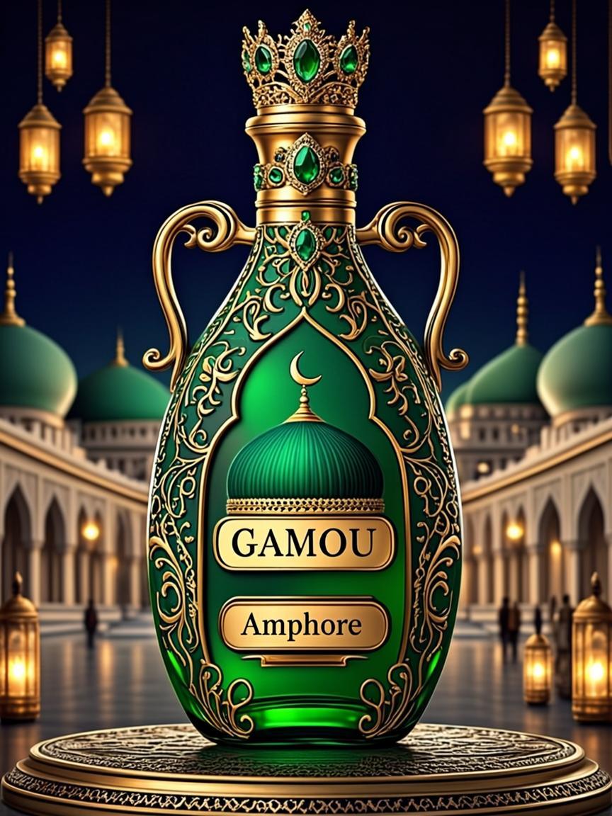 Amphore Joyau Émeraude Impériale — GAMOU — Seydina Muhammad Ṣ.A.W.