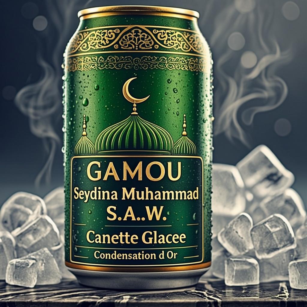 Canette Glacée Condensation d'Or — GAMOU — Seydina Muhammad Ṣ.A.W.