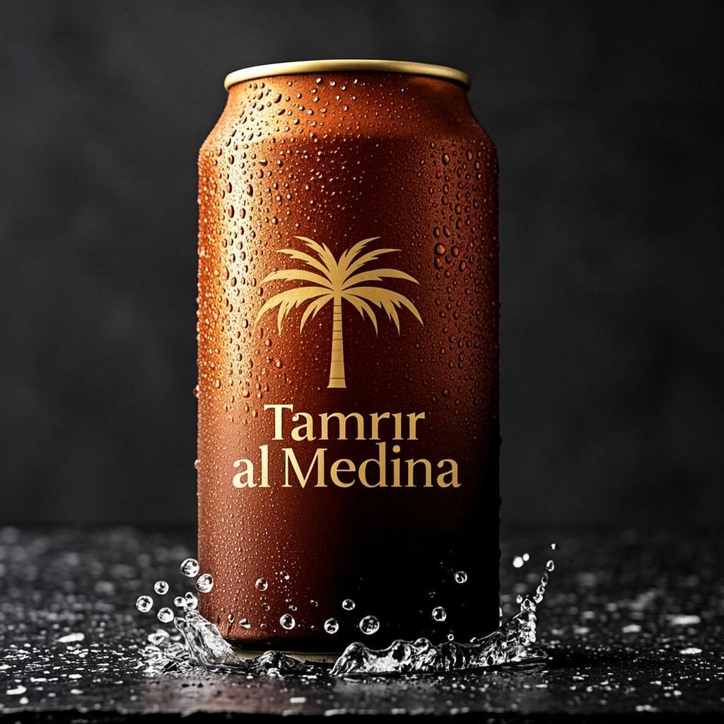 Canette Ambre Glacee Condensation — Tamr al Medina