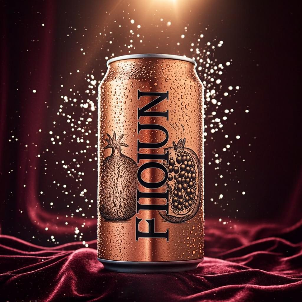 Canette Or Rose Grenadine Embleme — FILOUN