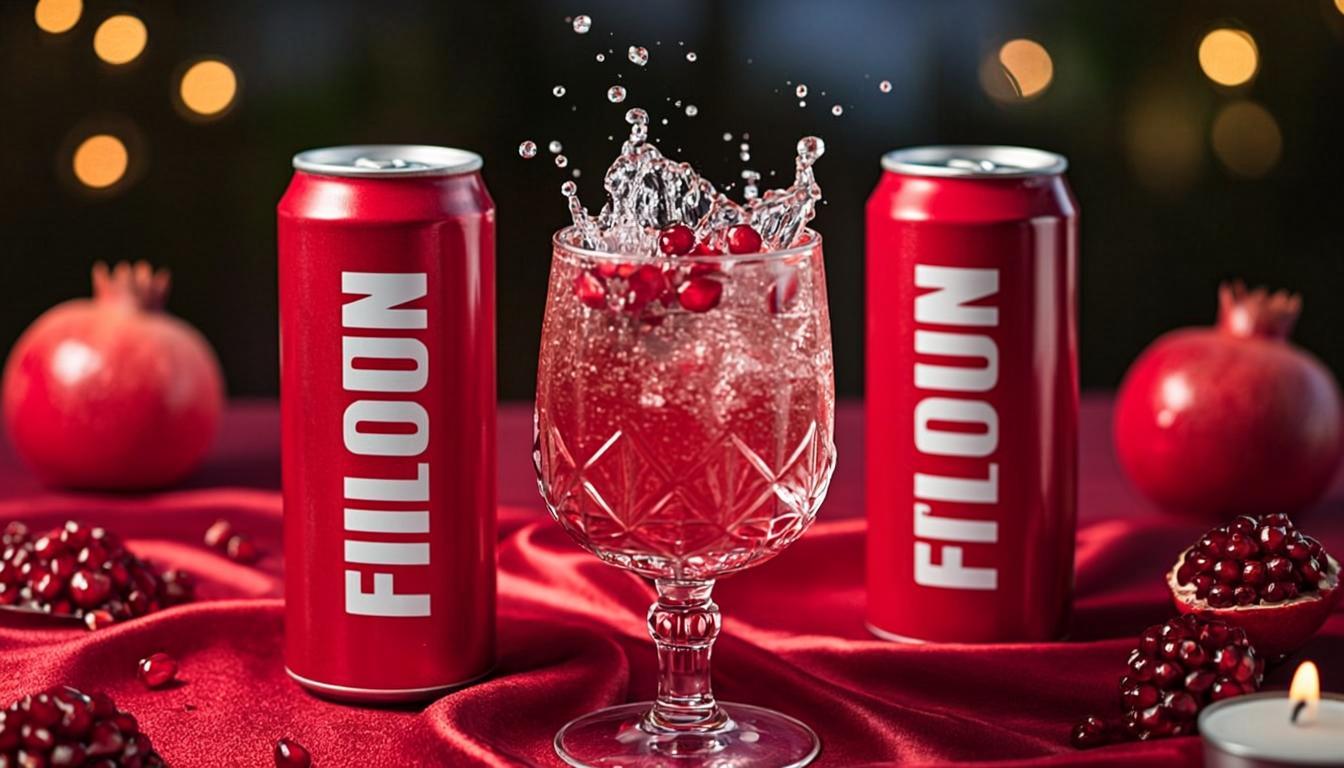 Duo Canettes Flutes Bulles Rose — FILOUN