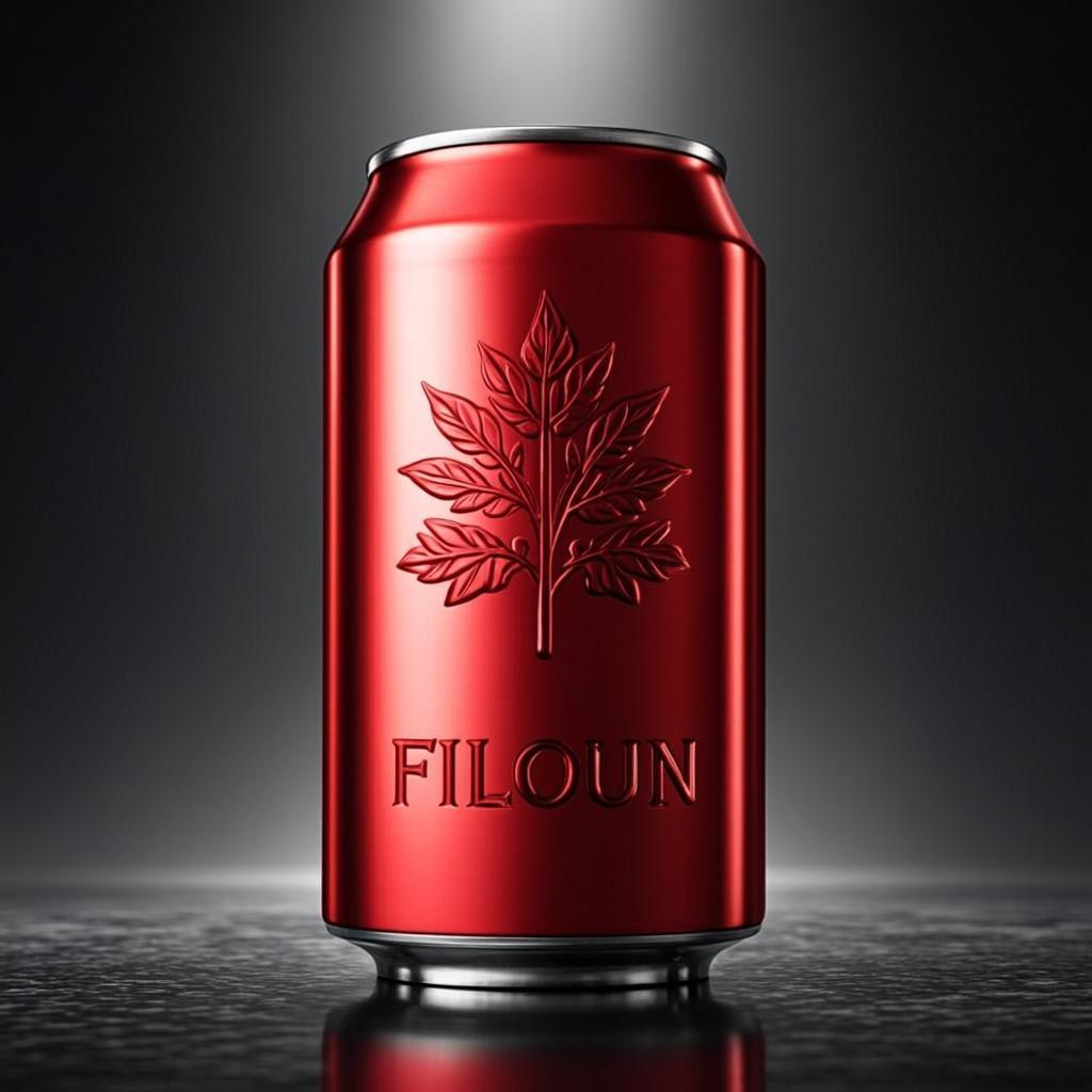 Canette Metallisee Rubis Miroir — FILOUN