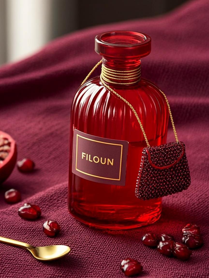 Flacon Poche Rubis Dore — FILOUN