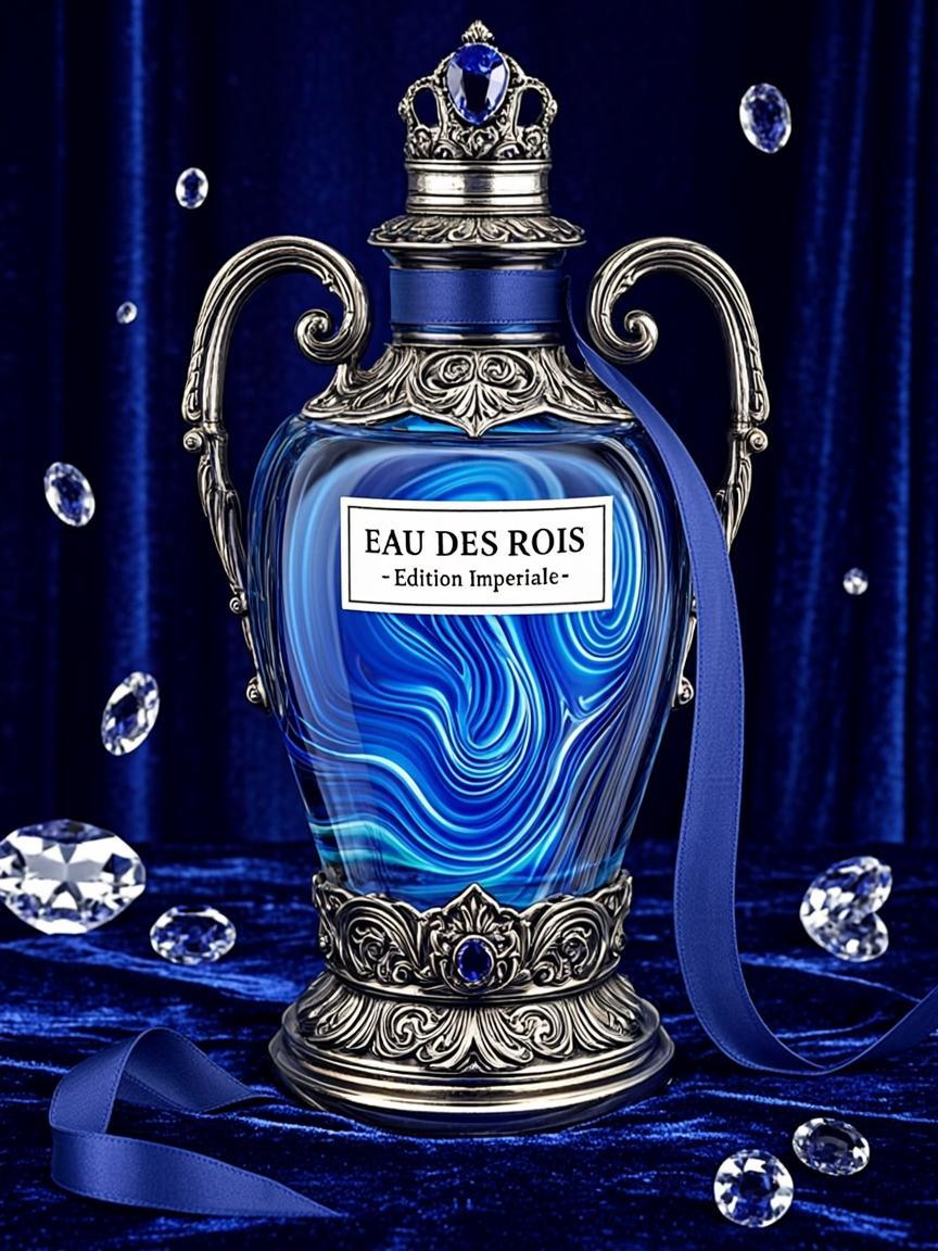 Amphore Joyau Saphir Impérial — L’eau des Rois