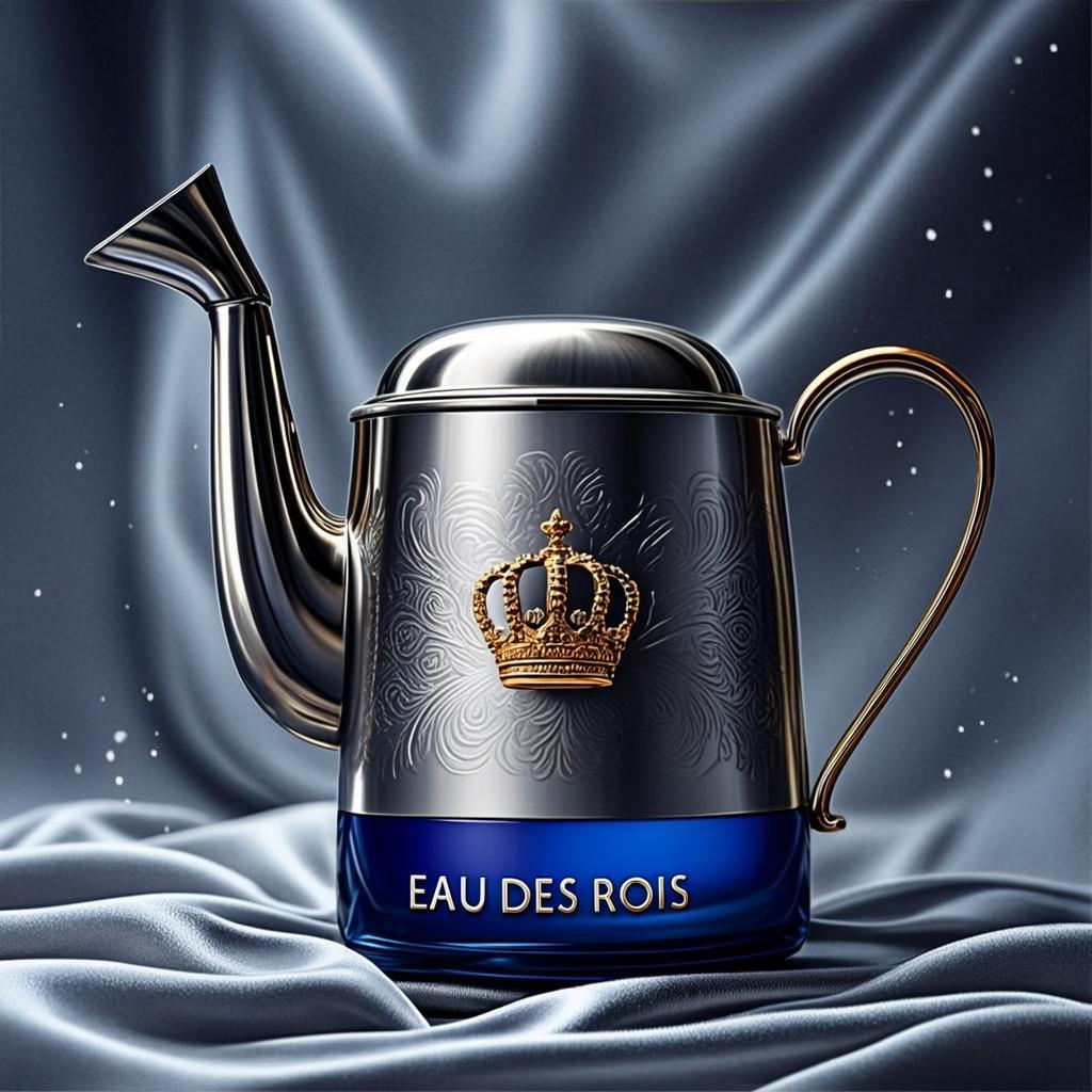 Canette Argent Mat Couronne Embleme — L’eau des Rois