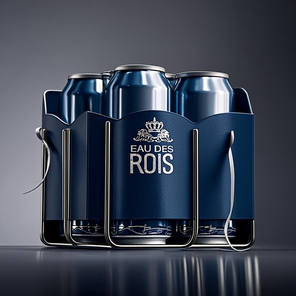 Pack 6 Canettes Etui Argent — L’eau des Rois
