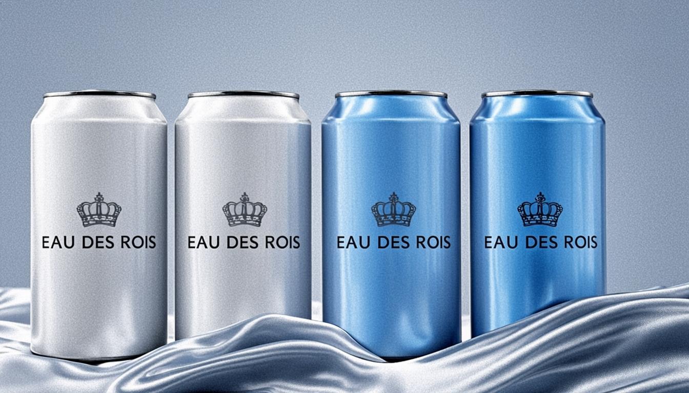 Quatuor Canettes Nuances Saphir — L’eau des Rois