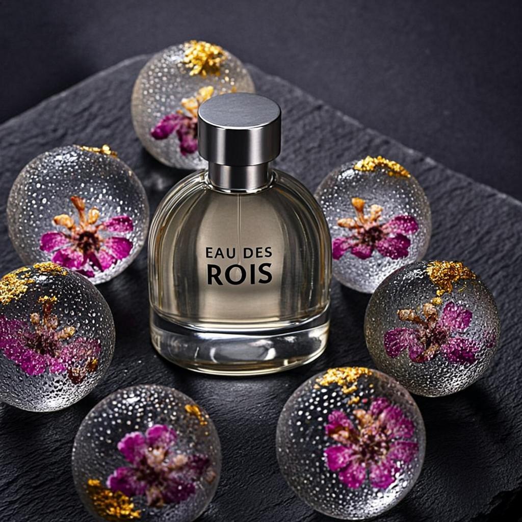 Glacons Dorées Presentation — L’eau des Rois