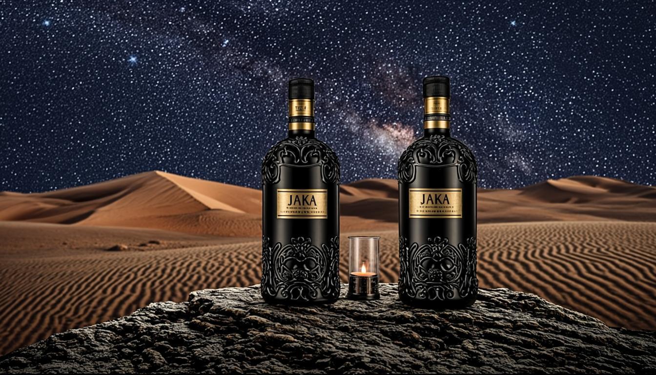 Duo Bouteilles Nuit Desert Or — JAKA