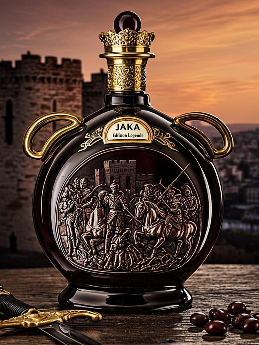 Amphore Gravure Legende Or — JAKA