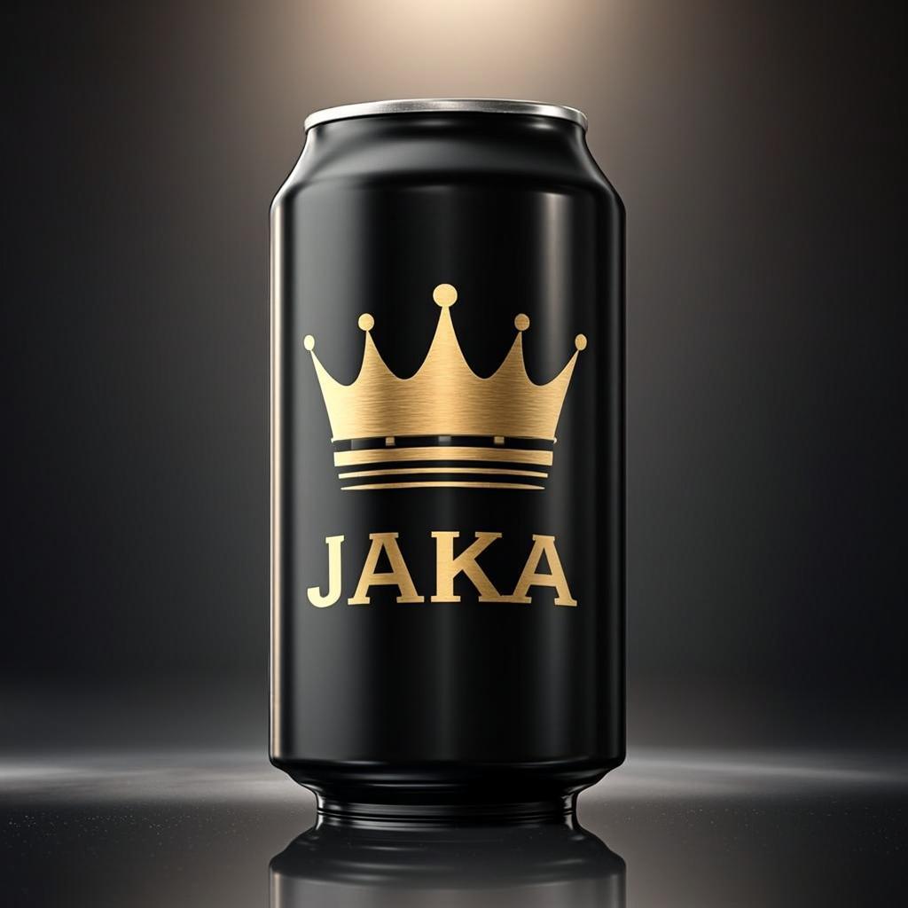 Canette Noir Chrome Miroir — JAKA