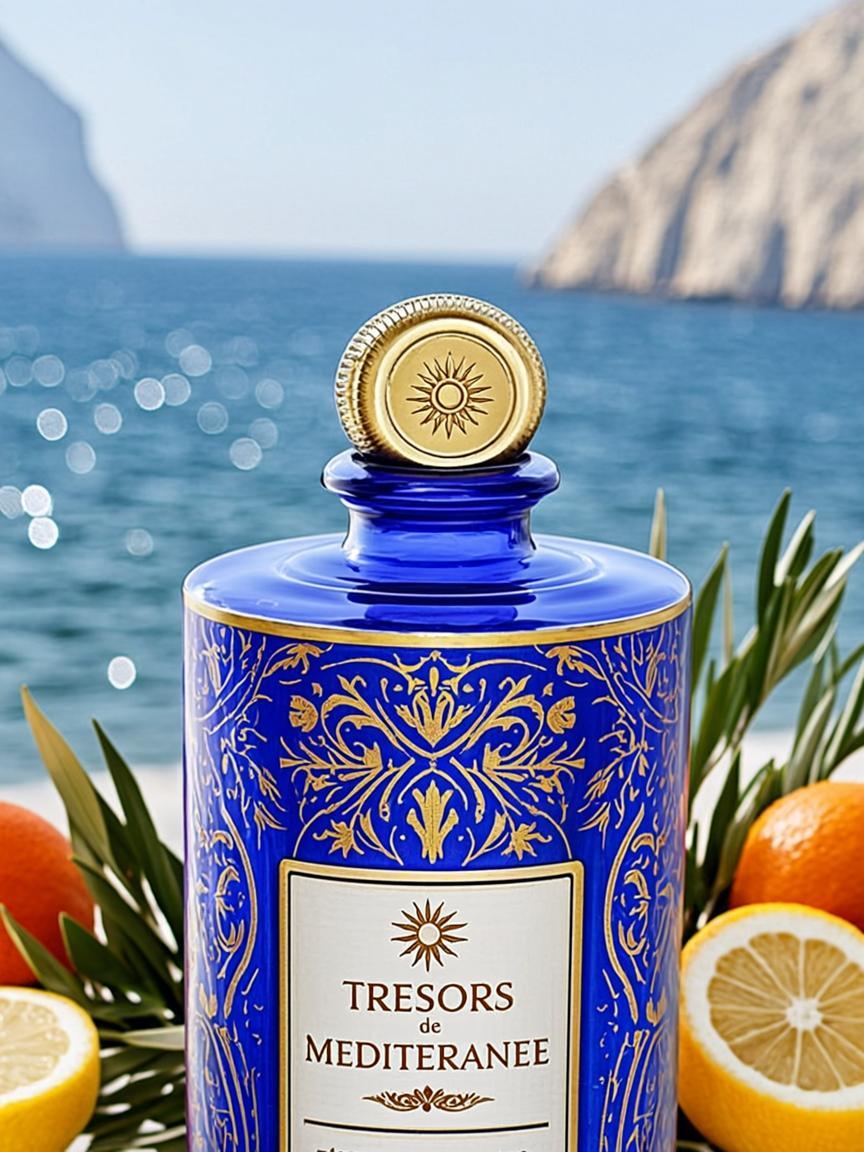 Bouteille Azur Agrumes Mer — Trésors de Méditerranée