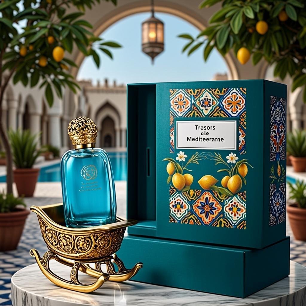 Coffret Capitale Laque Turquoise — Trésors de Méditerranée