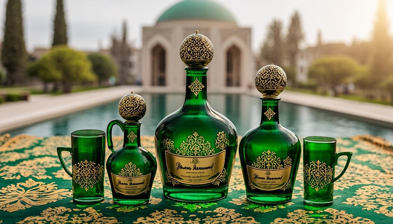 Trio Vert Persan Velours — Imam Rohoullah Khamenei — Édition Honneur