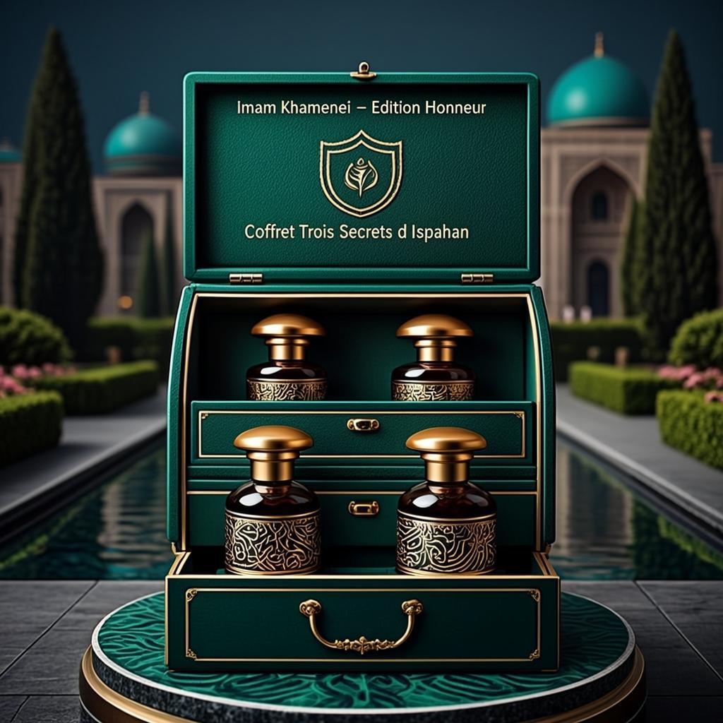 Coffret Trois Secrets d'Ispahan — Imam Rohoullah Khamenei — Édition Honneur
