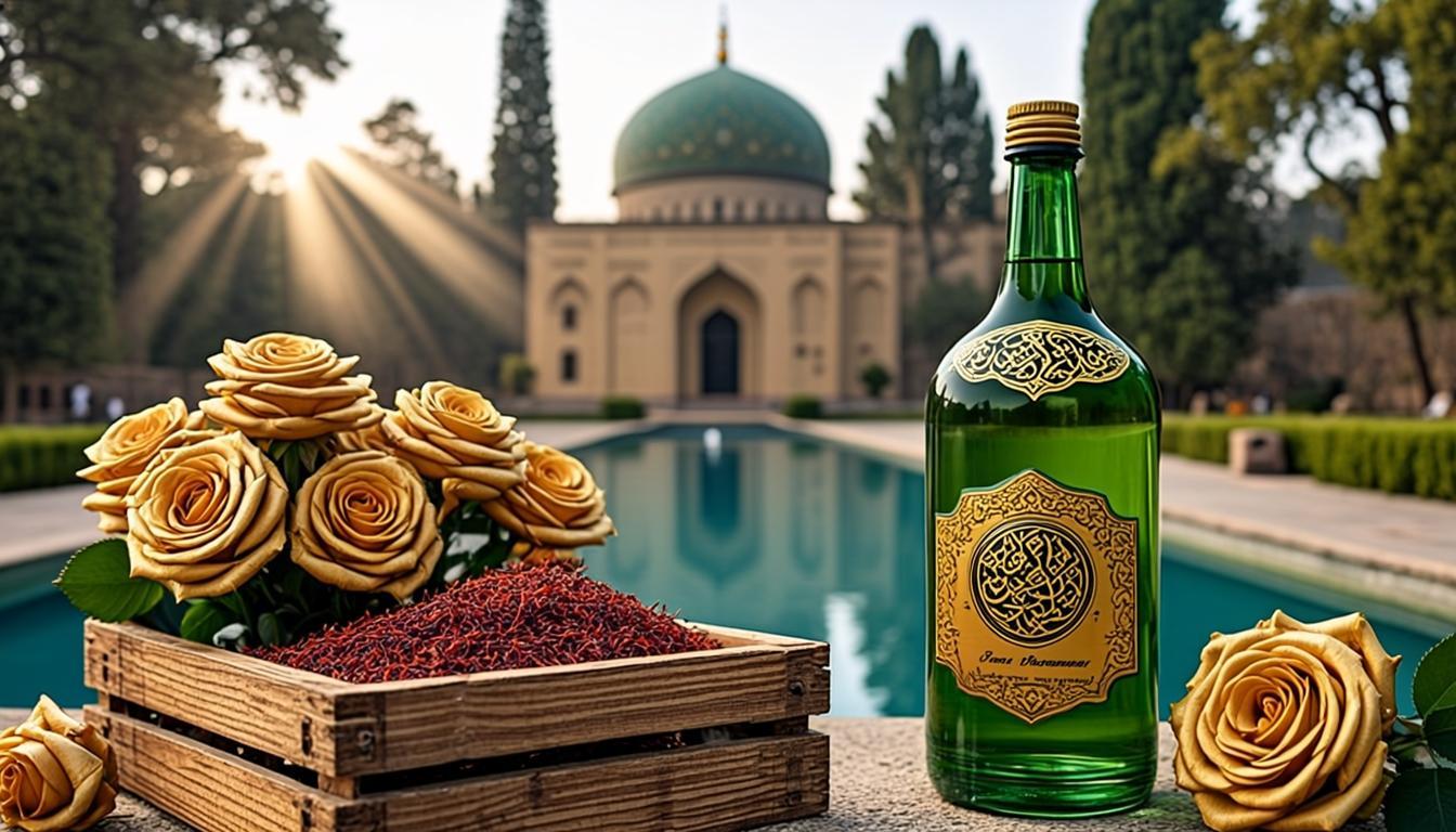 Récolte Roses et Safran du Jardin Persan — Imam Rohoullah Khamenei — Édition Honneur