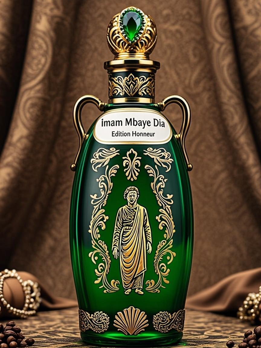 Amphore Émeraude Broderies Senegalaises — Imam Mbaye Dia — Édition Honneur