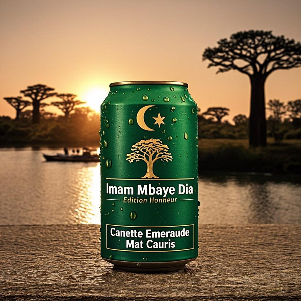 Canette Émeraude Mat Cauris — Imam Mbaye Dia — Édition Honneur