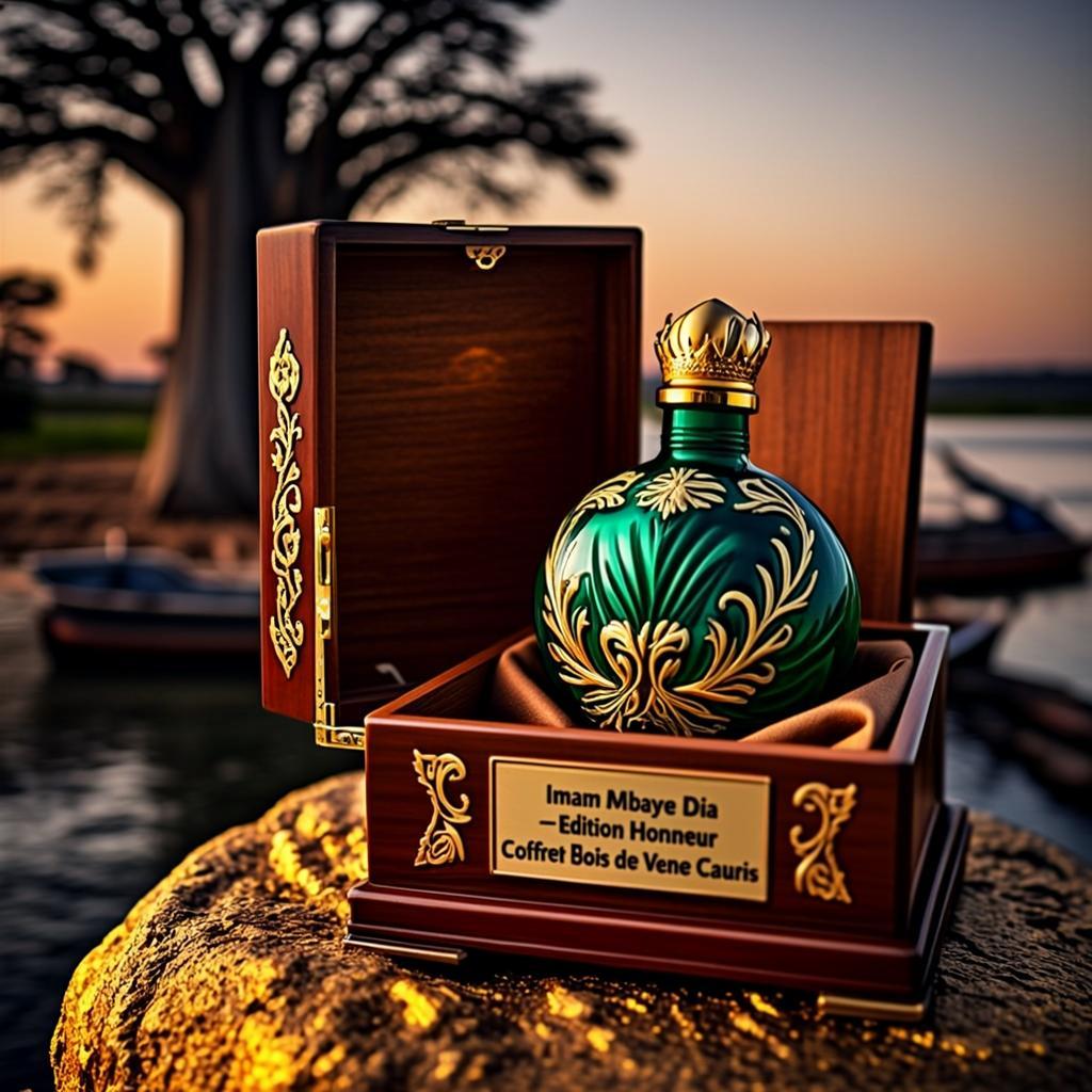 Coffret Bois de Vène Cauris — Imam Mbaye Dia — Édition Honneur