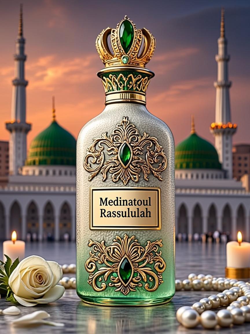Amphore Perle Vert Dome Médine — Medinatoul Rassulullah