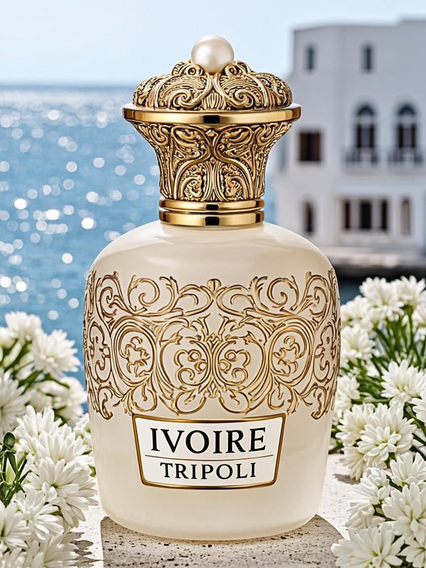 Bouteille Ivoire Arches Blanches — Ivoire Tripoli