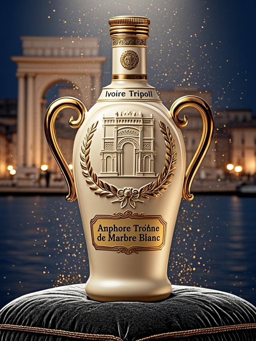 Amphore Trône de Marbre Blanc — Ivoire Tripoli
