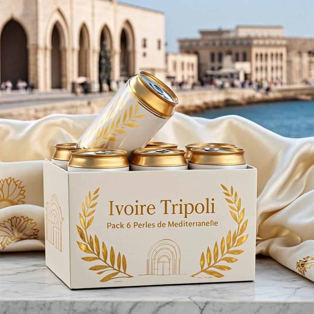 Pack 6 Perles de Méditerranée — Ivoire Tripoli