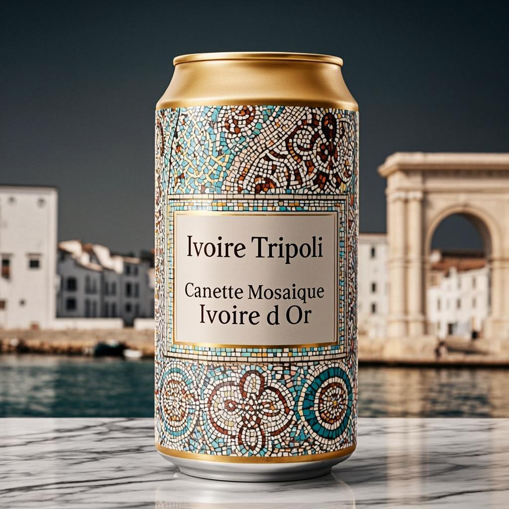 Canette Mosaïque Ivoire d'Or — Ivoire Tripoli