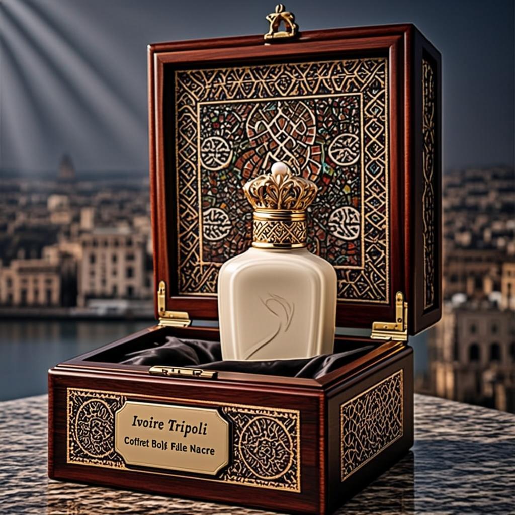 Coffret Bois Pâle Nacre — Ivoire Tripoli