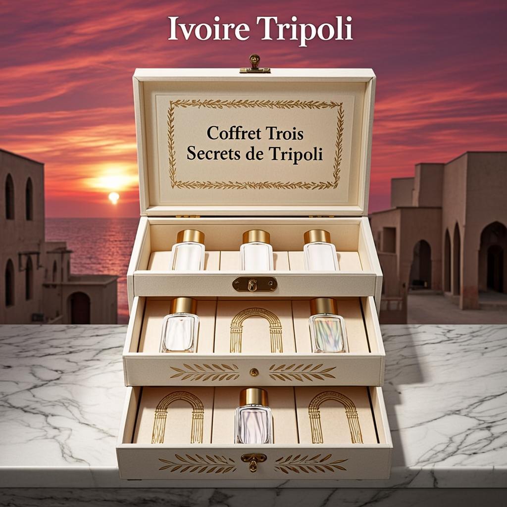 Coffret Trois Secrets de Tripoli — Ivoire Tripoli