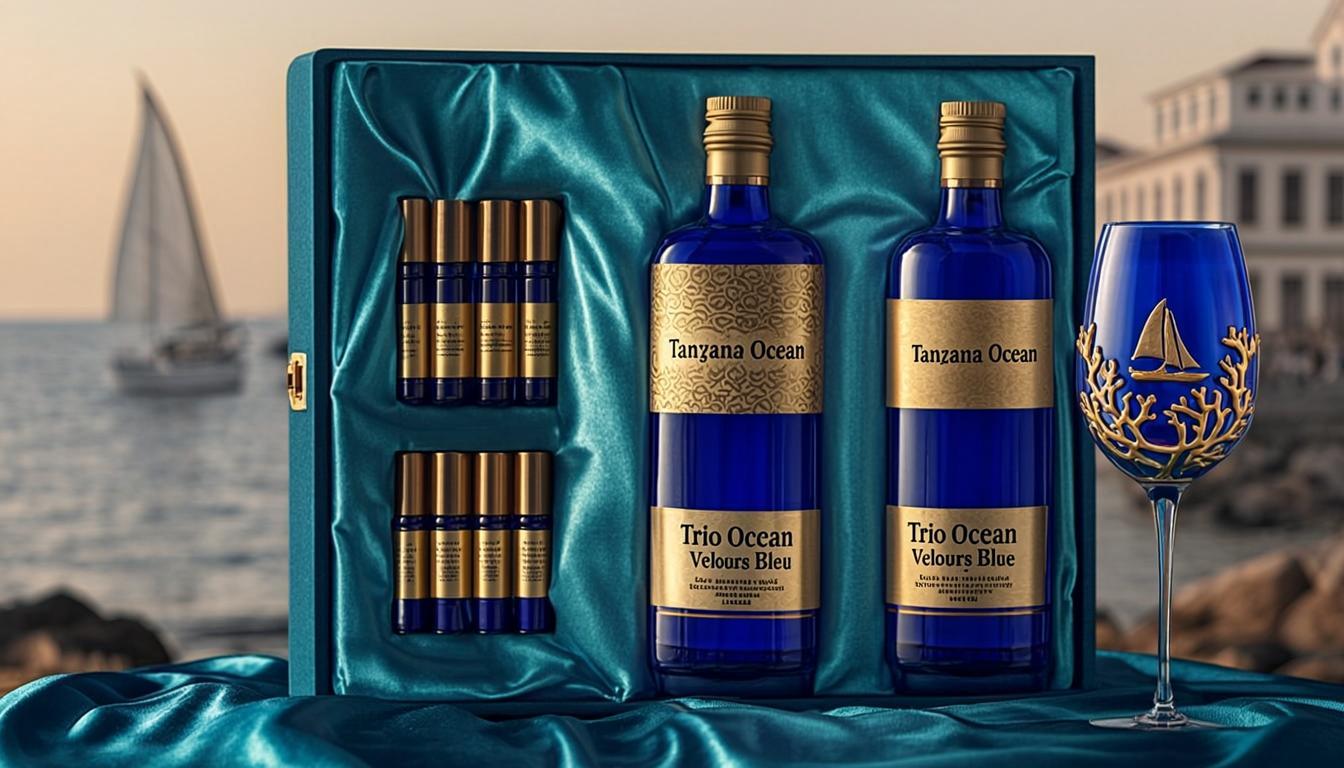 Trio Océan Velours Bleu — Tanzania Ocean
