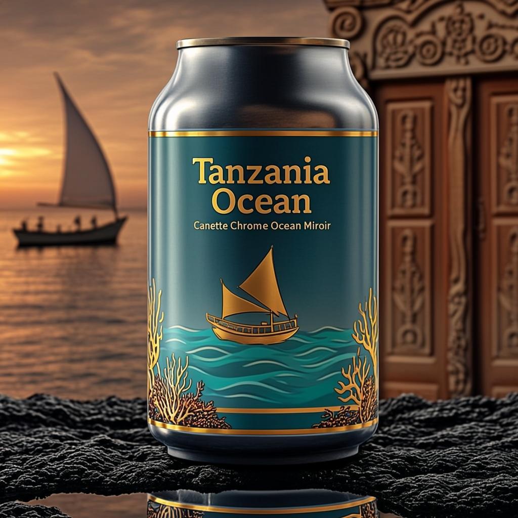 Canette Chrome Océan Miroir — Tanzania Ocean