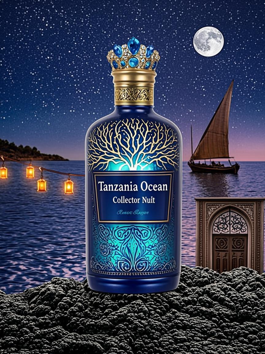 Collector Nuit Lune sur le Lagon — Tanzania Ocean