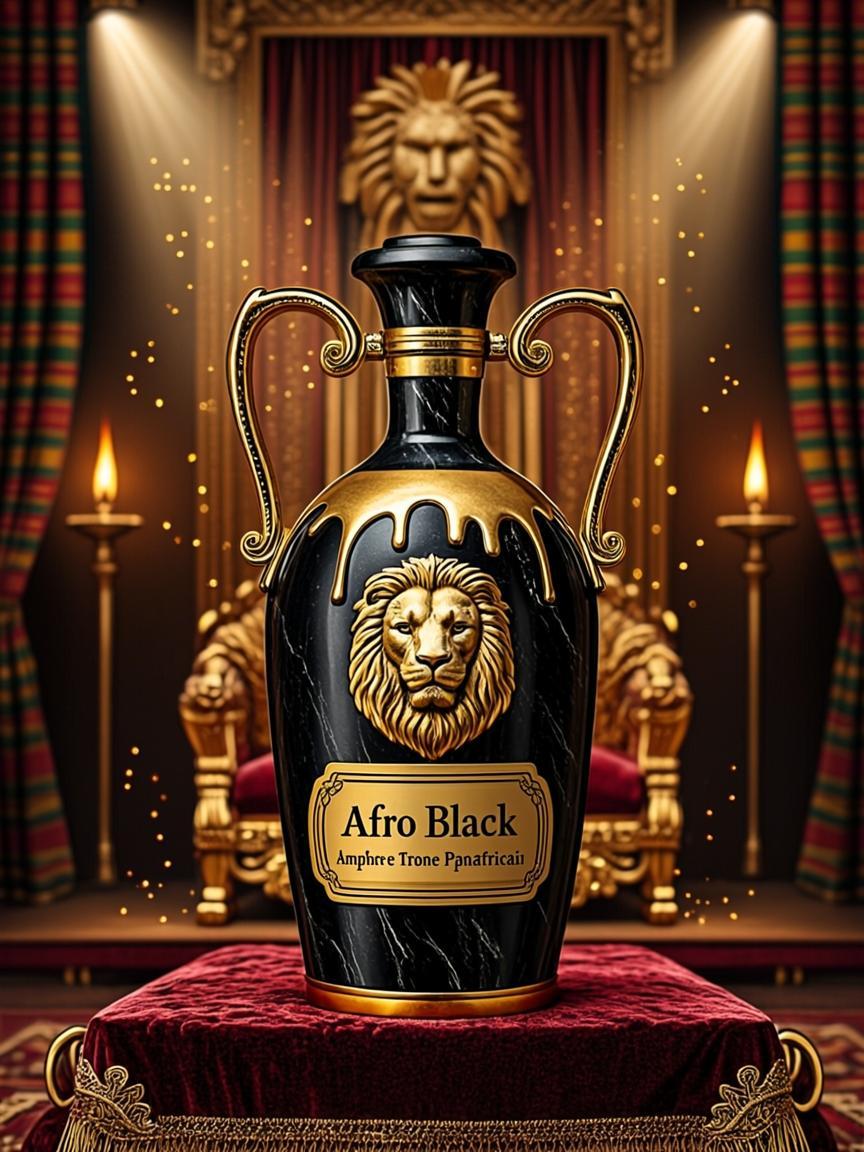 Amphore Trône Panafricain — Afro Black