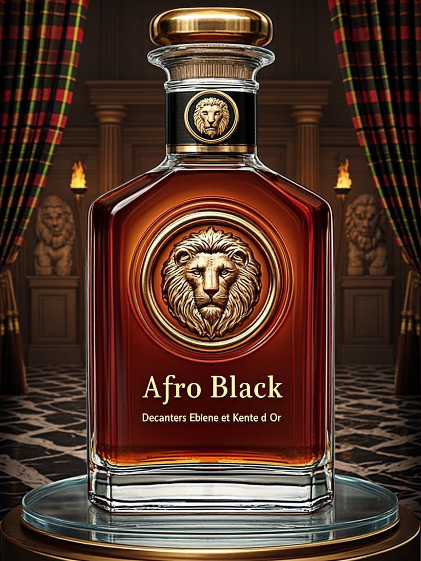 Décanters Ébène et Kente d'Or — Afro Black
