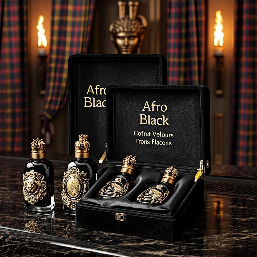 Coffret Velours Ébène Trois Flacons — Afro Black