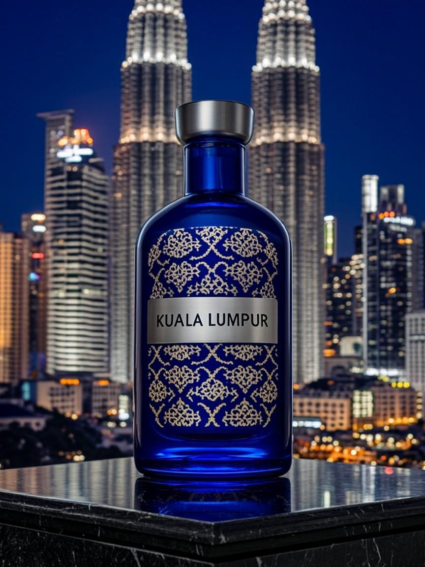 Bouteille Bleu Minuit Tours Petronas — Kuala Lumpur