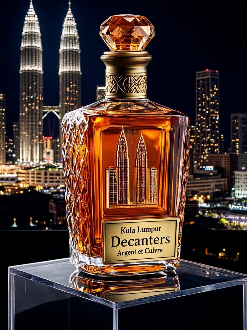 Décanters Argent et Onyx Cuivre — Kuala Lumpur