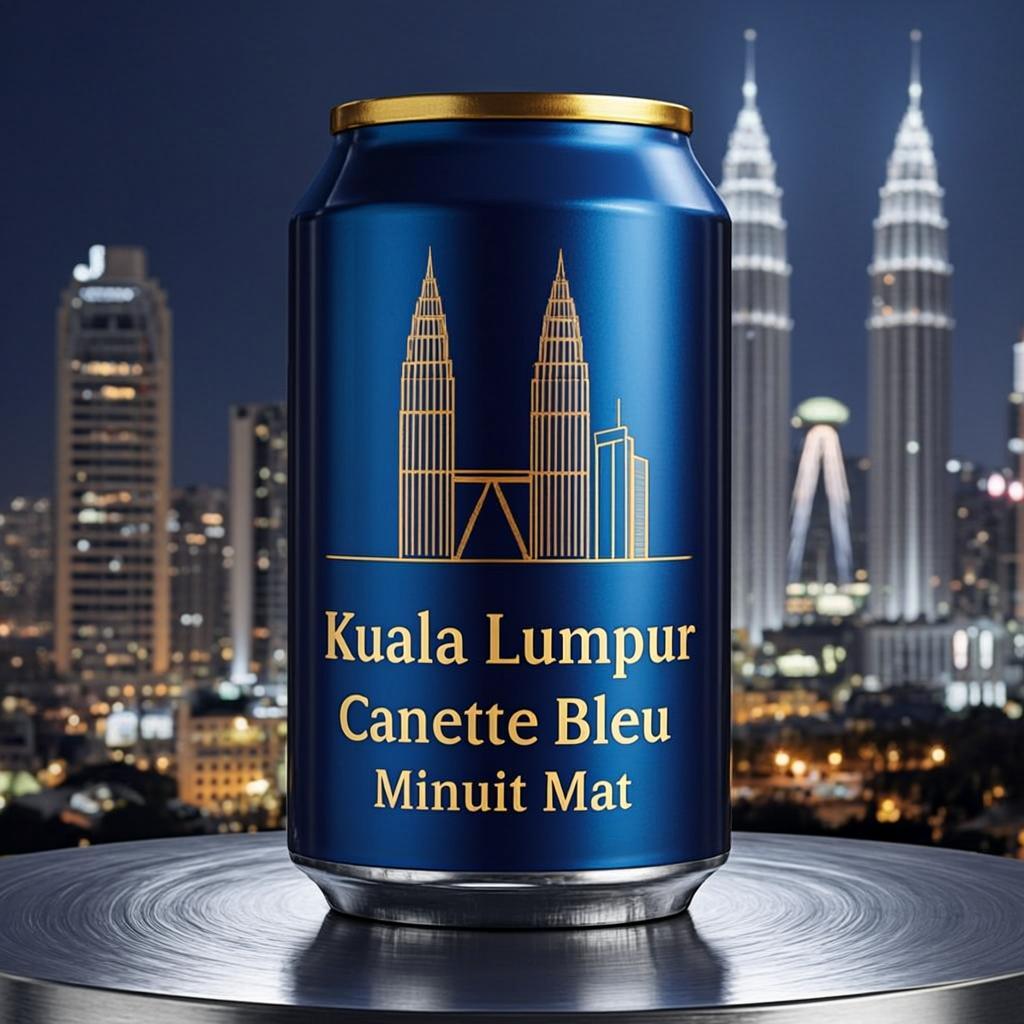 Canette Bleu Minuit Mat — Kuala Lumpur
