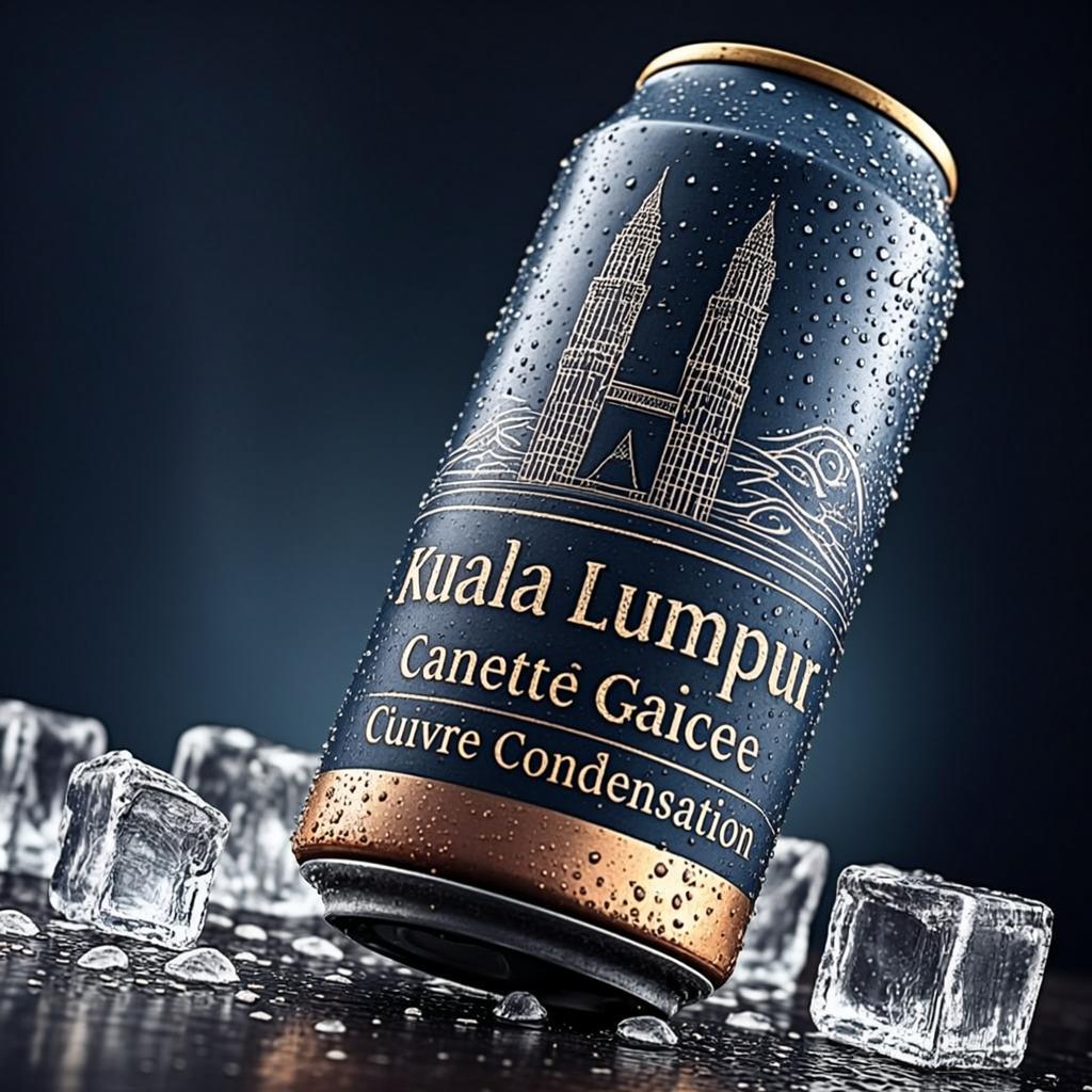 Canette Glacée Cuivre Condensation — Kuala Lumpur