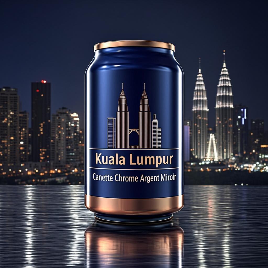 Canette Chrome Argent Miroir — Kuala Lumpur