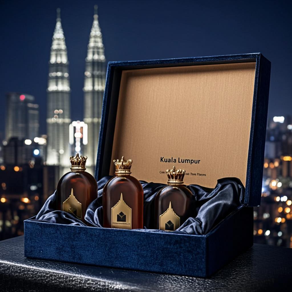 Coffret Velours Minuit Trois Flacons — Kuala Lumpur